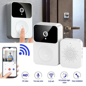 جرس الباب بدون أسلاك + wifi + phone app